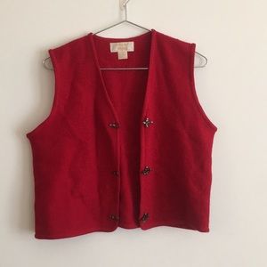 Super unique vintage wool vest